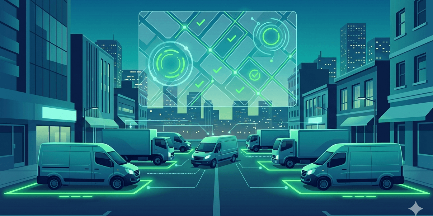 Digital tool for parking management in urban logistics - IA